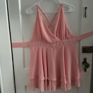 Fancy pink romper